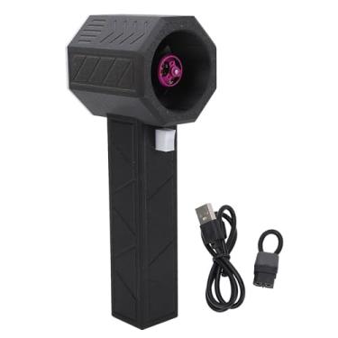 Imagem de Ventilador de turbina elétrica 18000rpm Velocide de ritmo de 64 mm de moto de escova de soprador seco de jato com empuxo de 1400g para poeira de soprando uso comercial residencial (Branco preto)