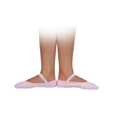 Imagem de Sapatilha Meia Ponta material sintético - Adulto - Ritmus, 41, Branco