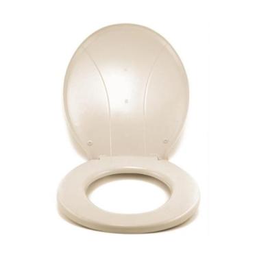Imagem de Assento Premium Para Vaso Sanitário Universal Oval Areia - IN BRASIL