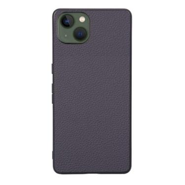 Imagem de Capas Compatível com VIVO iQOO Z1（(5G),Design de grão levantado de superfície,Proteção contra queda,Anti impressão digital,Anti arranhões,Aparência de couro de imitação de plástico macio-Grey