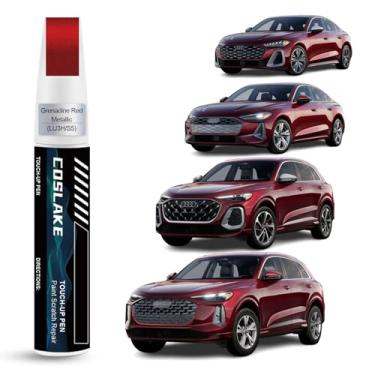 Imagem de COSLAKE Tinta de retoque de carro (vermelho granadina metálica (LU3H/S5)) para Audi, kit de reparo de arranhões de pintura de carro, solução rápida e fácil de reparar, caneta removedor de arranhões 2