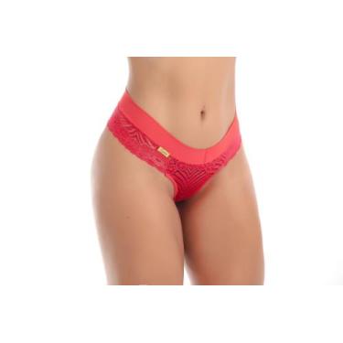 Imagem de Calcinha Renda Cós Microfibra Bumbum Sexy Lingerie 1014 . - Sugestiva 