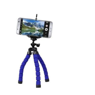 Imagem de Mini Tripé De Mesa + Suporte Para Celular Kit