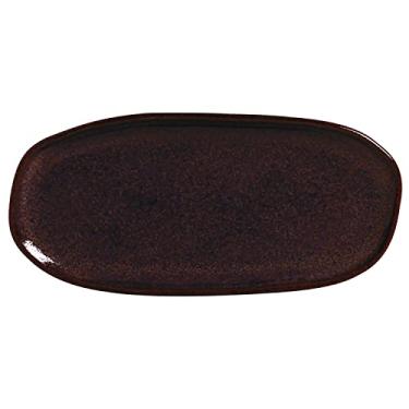 Imagem de Porto Brasil Conjunto com 4 Travessas Oval Rasa Pequena Orgânico Volcano 23X11cm