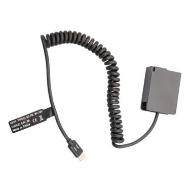Imagem de Adaptador de bateria fictícia tipo-C 9V USB-C para DMW-BLC12 adequado para câmera Panas G5 G6 G7 G80 G81 G85 fonte de alimentação externa
