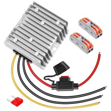 Imagem de Conversor Step Down EAGWELL Golf Cart 36V/48V para 12V 10A