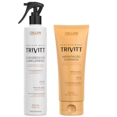 Imagem de Kit Trivitt 2pçs: O Segredo Cabeleireiro 300ml+ Hidratação Intensiva 2