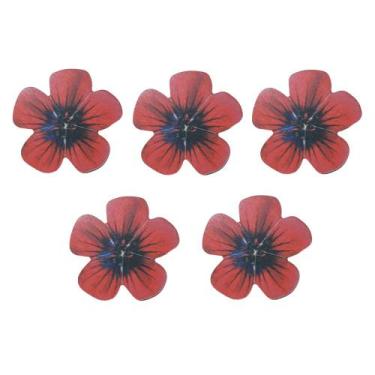 Imagem de KIT 5 Lixas de Unhas em E.V.A. Flor - KOPECK, Vermelho