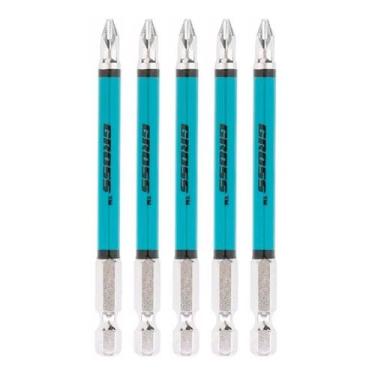 Imagem de Ponta Bits PH2 70mm Kit 5 Peças Ponteira Magnética Antiderrapante Para