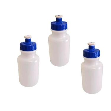 Imagem de Kit 90un Garrafa Squeeze c/ tampa azul 300ml p/ evento festa - Deposit