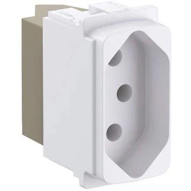 Imagem de Módulo Tomada 10A 2p+T Branca 680160 Pial Zeffia - Pial Legrand