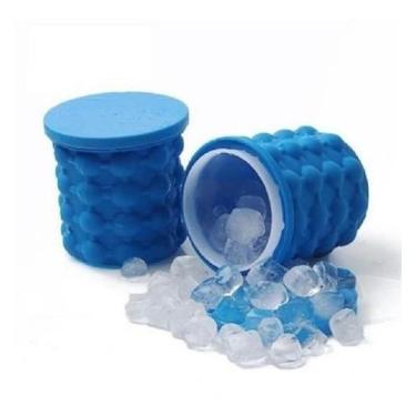 Imagem de Mini Balde Forma De Gelo Silicone Ice Magic Cube Da Tv - Grupo Shopmix