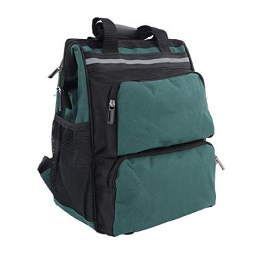 Imagem de Zhjvihx Mochila de Ferreioss, Bolsa de Ferreioss Resistente Ao Desgaste, Mochila de Lona, Confortável, Multifuncional, Portátil para Eletricista (#1)