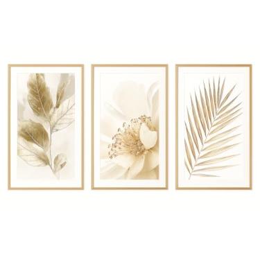 Imagem de Kit de Quadros Decorativos para Sala e Quarto - Quadros/Posters Decoração de Ambientes - Conjunto Luxuoso 3 Peças​(30×50cm×3pcs)