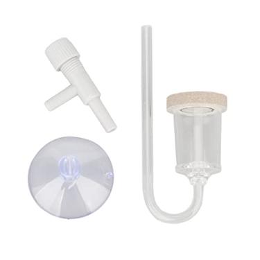 Imagem de GLOGLOW Kit Difusor de CO2 para Aquário, Alta Taxa de Dissolução Contando Bolhas de Aquário Difusor Profissional Nanotecnologia para Aquário L