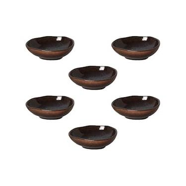 Imagem de Conjunto de Cumbucas Ovais Porto Brasil Orgânico Titanium 265ml - 6 Peças