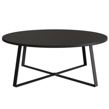 Imagem de Mesa de Centro Redonda 80cm ATS Preto