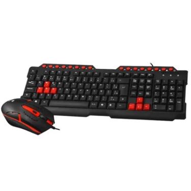 Imagem de Kit Gamer Mouse E Teclado C3tech Gk-20bk, USB