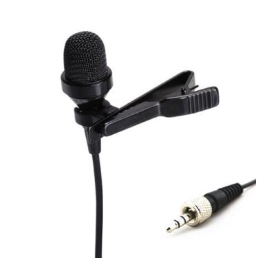 Imagem de Microfone de lapela Pro Lavalier unidirecional, microfone cardioide JK MIC-J 017, compatível com transmissor sem fio Sennheiser