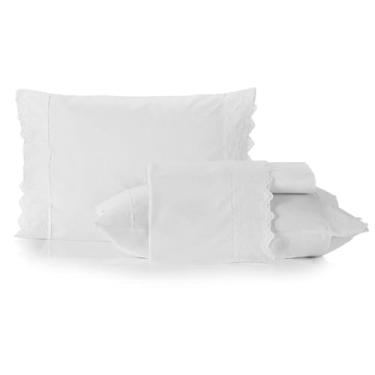 Imagem de Altenburg, Jogo de Cama Casal 4 Peças Altenburg Provence Branco