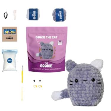 Imagem de THE GOOKIE Kit de crochê Amigurumi para iniciantes – Kit de crochê DIY com fio, gancho, olhos e enchimento – Conjunto fácil para iniciantes com tutoriais em vídeo – Brinquedo de pelúcia fofo para