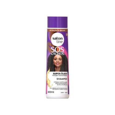 Imagem de Shampoo SOS Cachos Super Óleos Salon Line 300ml