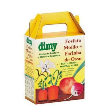 Imagem de Fertilizante Mineral Fosfato Moído Farinha de Osso Dimy 1kg