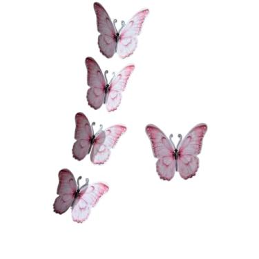 Imagem de Borboletinhas Rosa — Decoração de Festa Infantil, Lembrancinha, Mesa de Doces Personalizada — Kit com 25 unidades