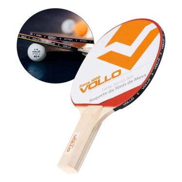 Imagem de 10X Raquete Tênis De Mesa Force 1000 Vollo