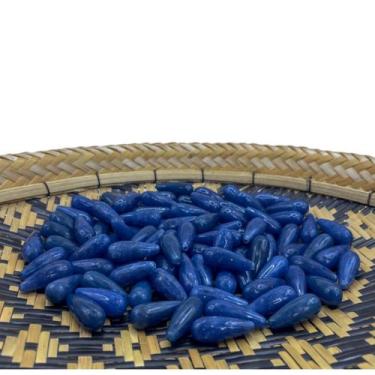 Imagem de Gotas de pedra meio furo 10 peças 10x25mm p adereços e bijuterias - Pi