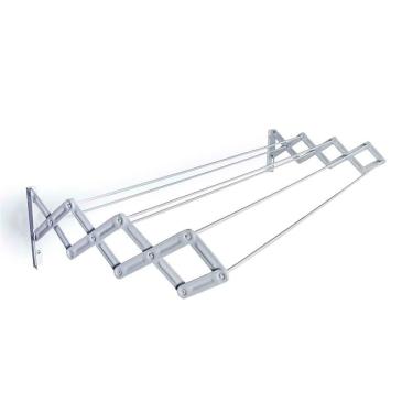 Imagem de Varal De Parede Sanfonado 100 Cm Branco Mor