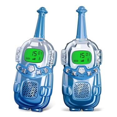 Imagem de Walkie Talkies VARLEA Mini Robot Kids 3-12 anos, pacote com 2 unidades