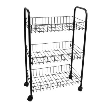 Imagem de Carrinho Aramado para Frutas e Legumes Com Rodas 64 cm
