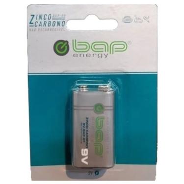Imagem de Pilha Bateria 9 Volts Bap Energy Bap-6f Não Recarregável