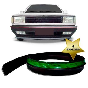 Imagem de Kit 4 Spoiler Universal Acabamento De Parachoques E Laterais