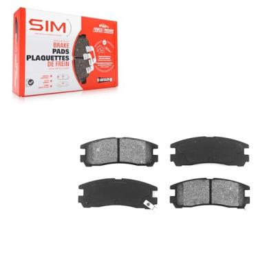 Imagem de Pastilhas de freio a disco traseiro SIM-383 para Mitsubishi Galant Chrysler Sebring Eclipse Dodge Stratus 3000GT Stealth Avenger Eagle Talon Diamante Summit Plymouth Colt Expo LRV Sigma