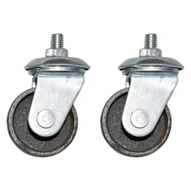 Imagem de JicSuXi 2 Peças de Rodas Giratórias para Macaco Hidráulico de 3 Toneladas, Acessórios de Reposição, Fáceis de Instalar em Oficina de Automóveis, Reparo Automo, Rosca 12mm