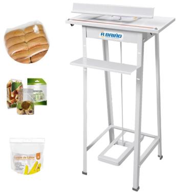 Imagem de Seladora De Embalagens A Pedal 40 cm Disparo Com Temporizador Bivolt R Baião