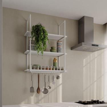 Imagem de Prateleira Decorativa Londres 80 Cm Branco