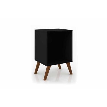 Imagem de Mesa Lateral P/ Sala Rt3013 Preto - Movelbento