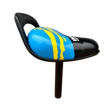 Imagem de harayaa Selim infantil para bicicleta, canote de 25 mm de diâmetro, almofada macia e prática, acessórios para bicicleta para uso externo, Azul E Amarelo