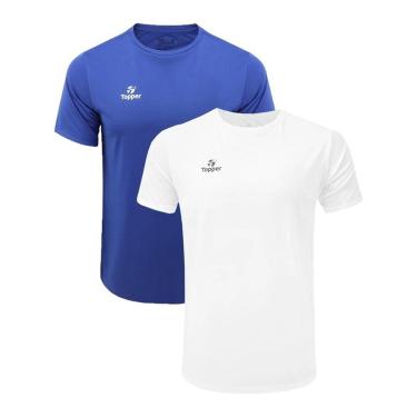 Imagem de Kit 2 Camisetas Topper Classic New Masculina-Masculino