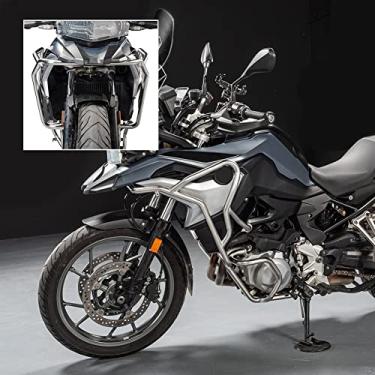 Imagem de Protetor de motor de motocicleta, para-choques, barras de colisão, estrutura deslizante, proteção de tanque de gasolina para B-M-W F750GS F850GS F750 F850 GS F 750 GS F-750-GS F-850-GS 2018 2019 2020