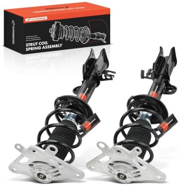 Imagem de A-Premium Amortecedor de suspensão traseira compatível com Jeep MP Series Compass 2017 2018 2019 2020 2021, FWD, transmissão de 6 velocidades, conjunto de 2 peças