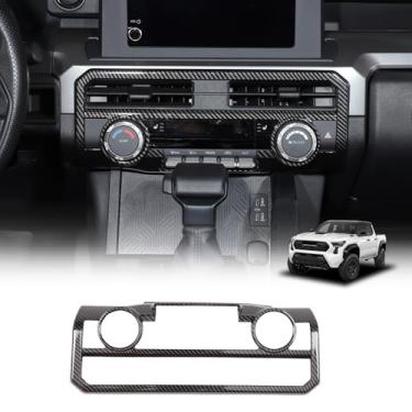 Imagem de Acabamento da tampa da saída de ar do console central compatível com Toyota Tacoma 2024 2025, painel de ar condicionado para console central, capa de acabamento de painel de ventilação CA acessórios