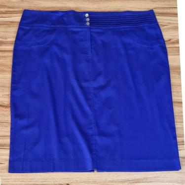 Imagem de Saia Feminina Morena Luz Detalhes Botões Plus Size