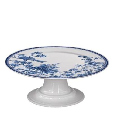 Imagem de Prato Fruteira de porcelana com pé para decoraçao mesa, jantar e café (chinese)