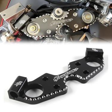 Imagem de Arashi Black Triple Tree Top Clamp para Suzuki Hayabusa GSX1300R 2008-2020, peças de acessórios de motocicleta