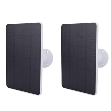 Imagem de FTVOGUE Painel Solar de 10 W, IP65 à Prova de água Com Cabo de 9,8 Pés para Refletores de Anel Cam Plus Pro Bateria Solars Sticks Up Cam Outdoor V1 V2, 3 Portas DC USB C Micro USB
