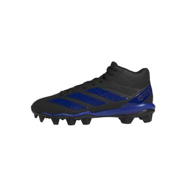 Imagem de adidas Tênis masculino Adizero Impact.2 Molded American Football, Preto/Team Royal Blue/Preto, 37